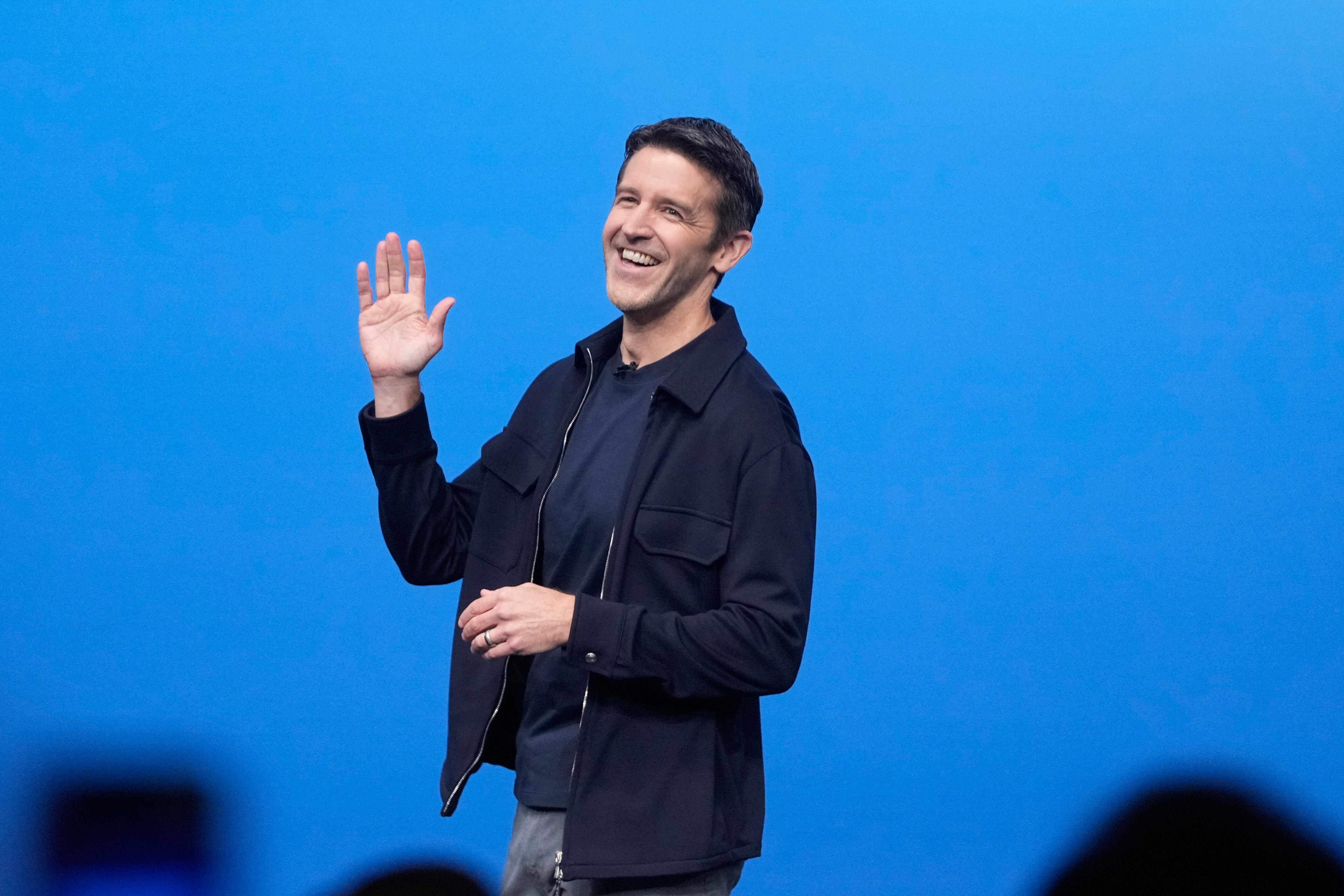 Apple CEO John Ternus speaks during an announcement of new products on Wednesday, Sept. 9, 2026, in Cupertino, Calif. (AP Photo/Jeff Chiu)